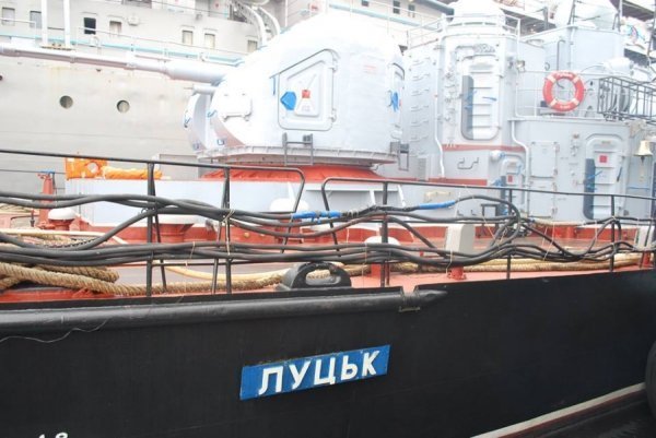 Священики з Волині на борту корвету «Луцьк». ФОТО