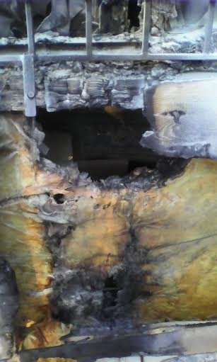 У Києві в Бабиному яру невідомі облили бензином і підпалили храм