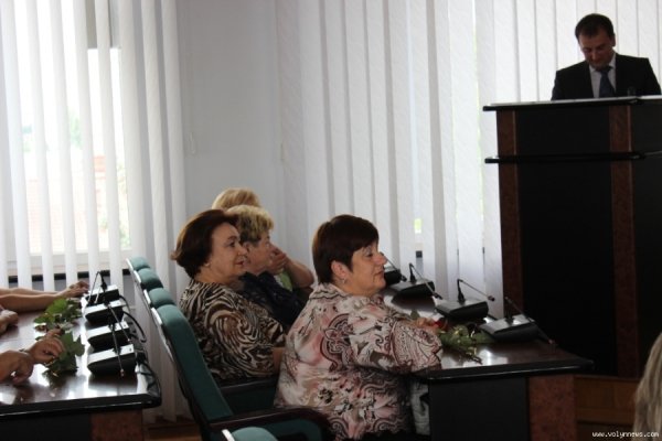 У луцькій мерії привітали представників торгівлі. ФОТО