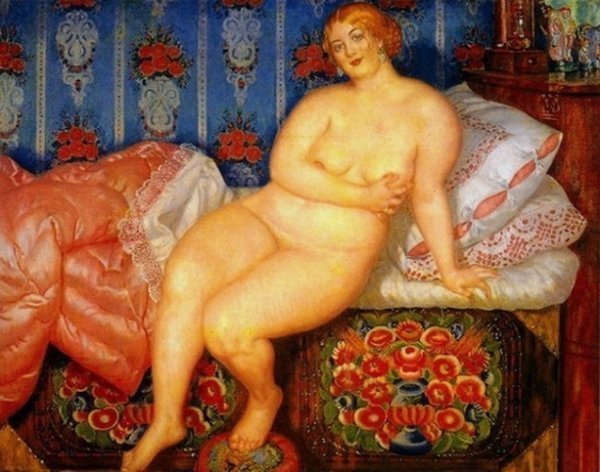 Борис Кустодієв, Росія. Все в пранні, 1915