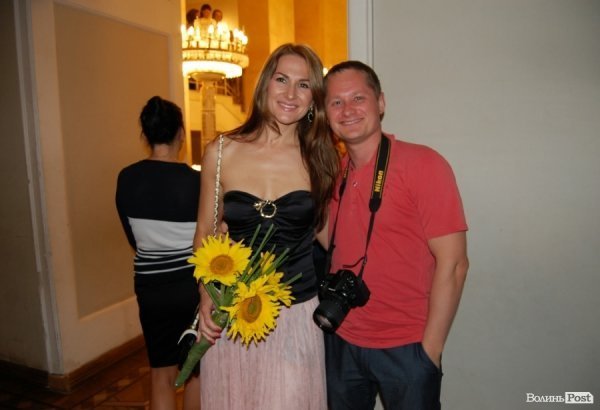Депутат Луцької міськради, адвокат Андрій Козюра з дружиною Лілією