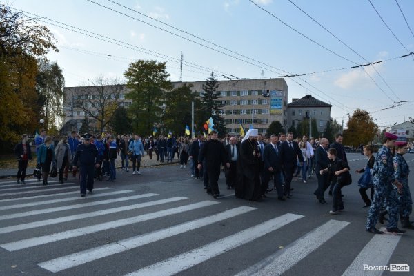 Марш героїв у Луцьку. ФОТО. ВІДЕО