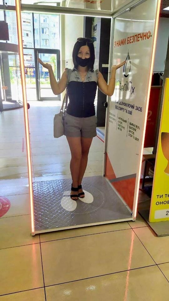 У «ПортCity» встановили дезінфекційні тунелі. ФОТО*