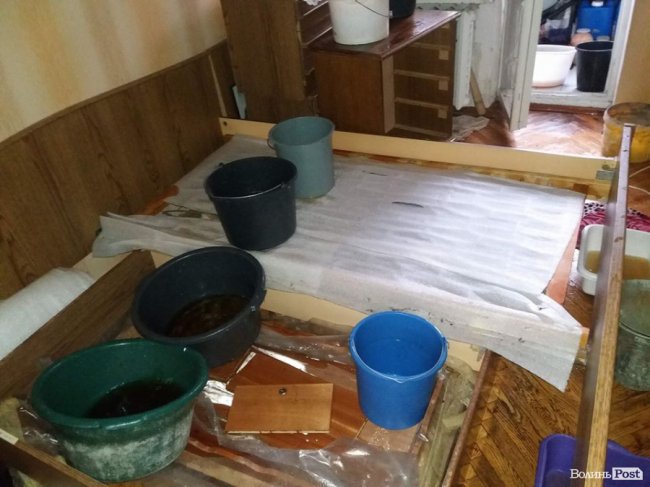 Пожежа в Луцьку: фото з квартири поверхом нижче