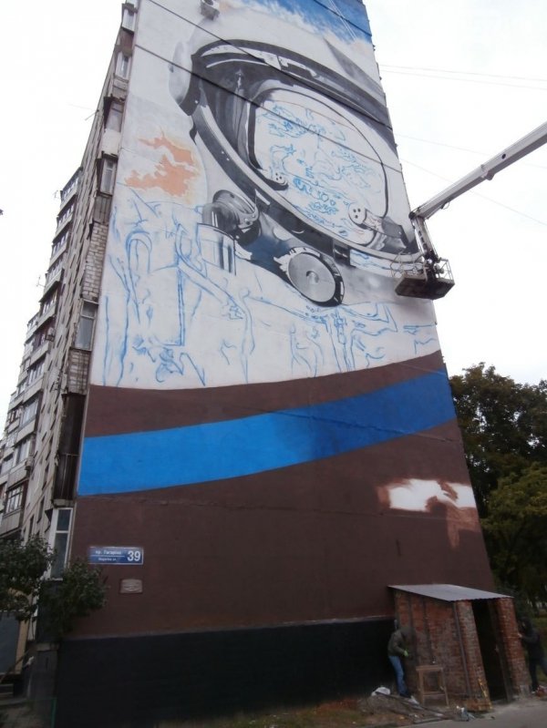 Найбільше графіті в Україні. ФОТО