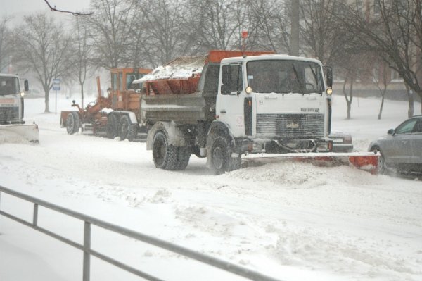 Снігопад у Луцьку. ФОТО