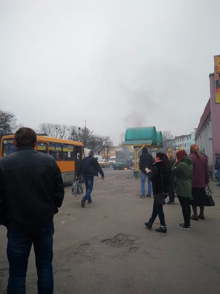 У Володимирі серед вулиці горів автомобіль