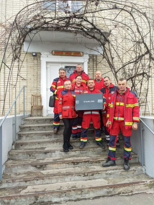 Волинські медики отримали Starlink. ФОТО