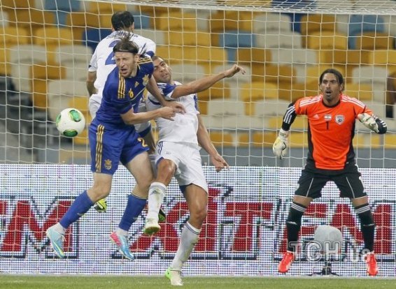 Фото матчу  Україна ‒ Ізраїль