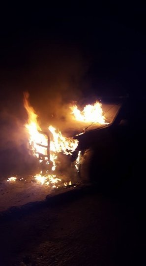 У Луцьку згоріло авто громадського діяча