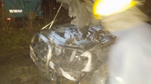 У Луцьку згоріло авто громадського діяча