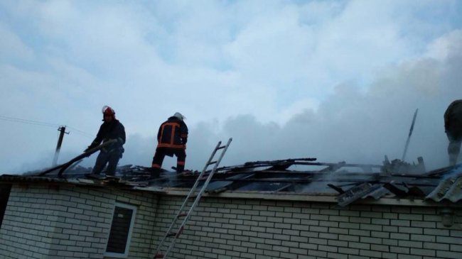 На Волині спалахнув житловий будинок