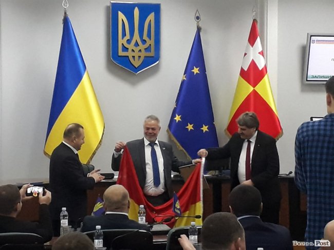 Луцьк нагородив грамотами німецьких політиків. ФОТО