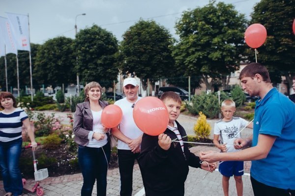 Honda влаштувала у Луцьку феєричне родинне свято. ФОТО*