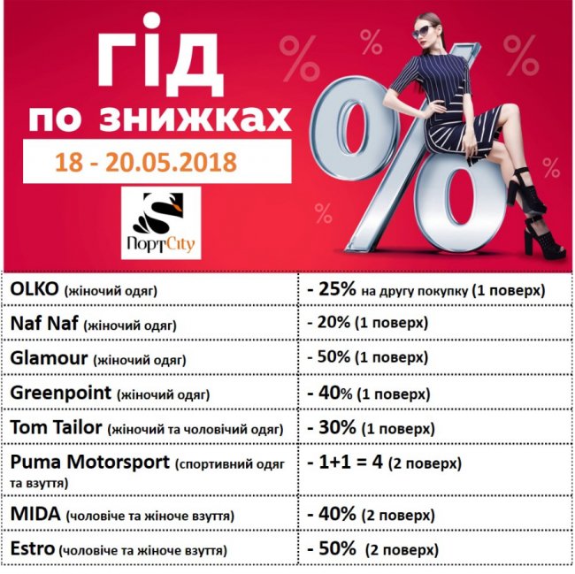 «Гід по знижках» від «ПортCity»*