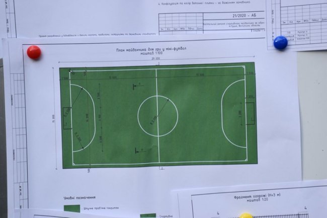 У Луцьку збудують ще один спортивний майданчик зі штучним покриттям. ФОТО