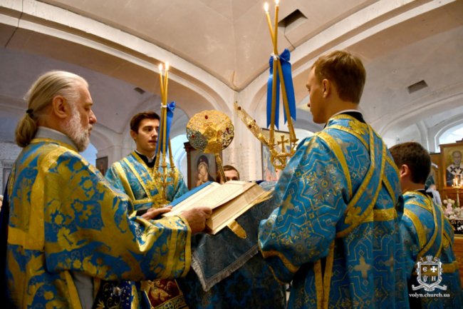 Як у луцькому храмі відзначали свято Успіння Пресвятої Богородиці. ФОТО