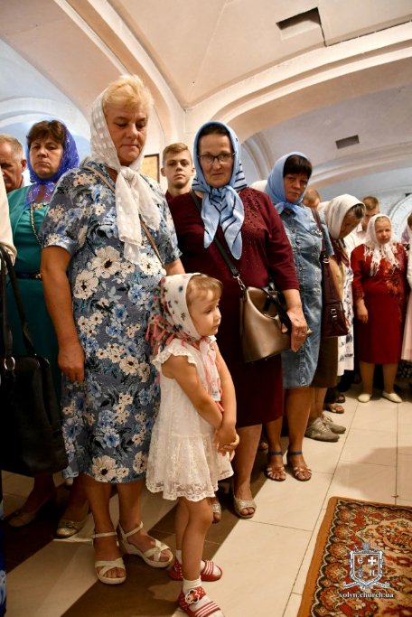 Як у луцькому храмі відзначали свято Успіння Пресвятої Богородиці. ФОТО