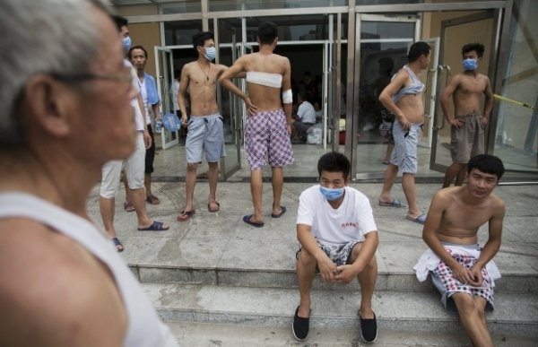 В Китаї кількість жертв вибуху - більше 100 осіб. ФОТО