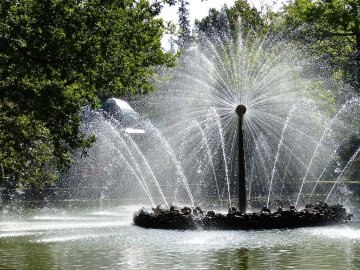 У Дніпрі чоловік купався у фонтані голяка. ВІДЕО