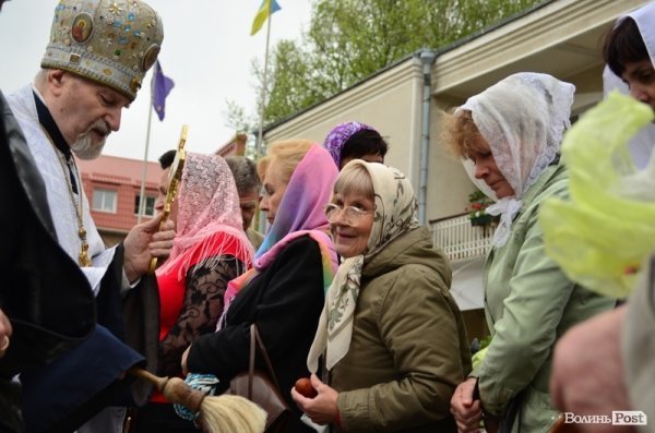 У Луцьку святять паску. ФОТО