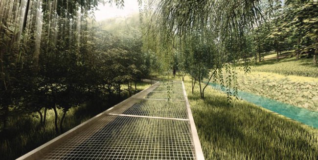 Показали, як може виглядати парк на Набережній у Луцьку. ФОТО