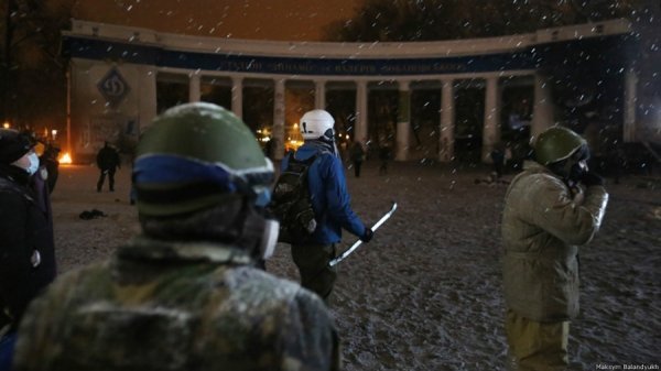 Сутички на Грушевського. ФОТО