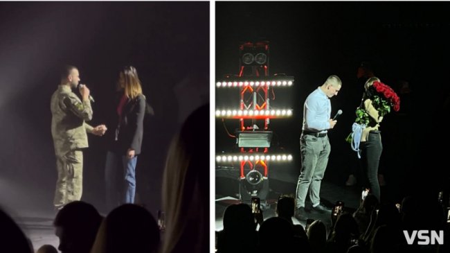 У Луцьку під час концерту військовий освідчився коханій