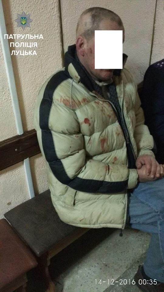 У Луцьку вночі затримали дебошира