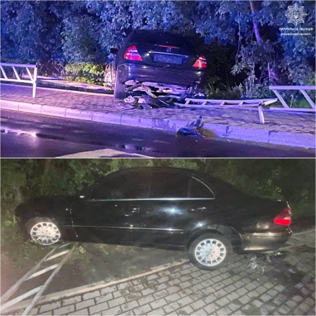 Поліція знайшла водія, який скоїв аварію в Луцьку і втік