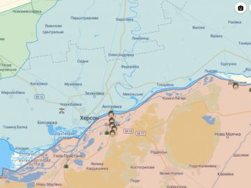 Росіяни відходять на 15-20 км від лівого берега Дніпра на Херсонщині, –  ЗСУ