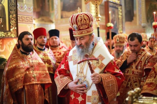 Як зустрічали предстоятеля УПЦ (МП) Онуфрія на Волині. ФОТО