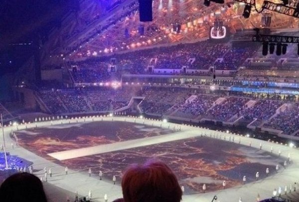 Репетиція відкриття Олімпіади в Сочі. ФОТО. ВІДЕО