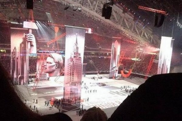 Репетиція відкриття Олімпіади в Сочі. ФОТО. ВІДЕО