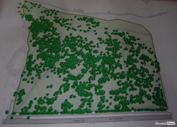 Яким буде ботанічний сад у Луцьку. ФОТО