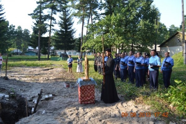 На Волині заклали першу цеглину «міліцейського» храму. ФОТО