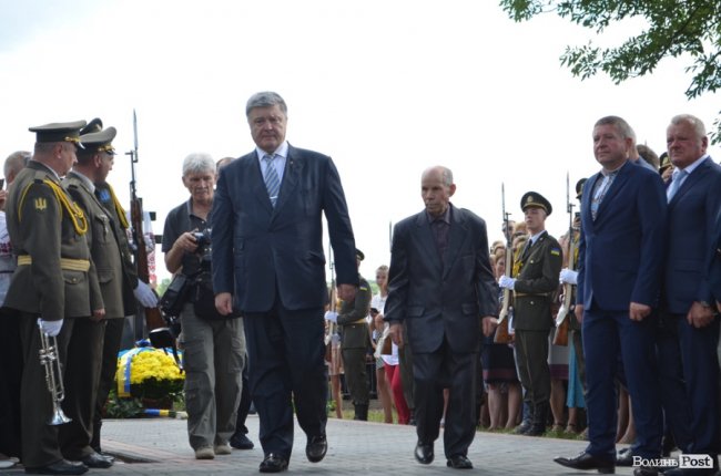 Візит Порошенка на Волинь: як це було. ФОТО