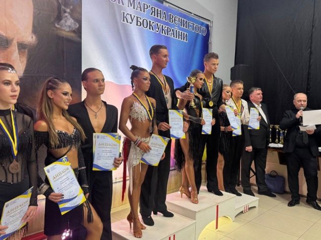 На Кубку України зі спортивного танцю волиняни здобули срібло