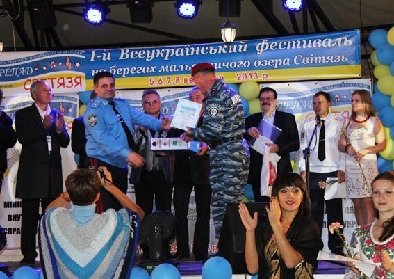 Перший міліцейський естрадний фестиваль на Волині. ФОТО