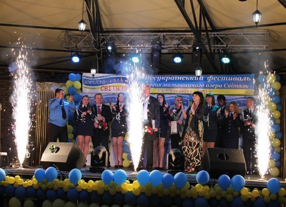 Перший міліцейський естрадний фестиваль на Волині. ФОТО