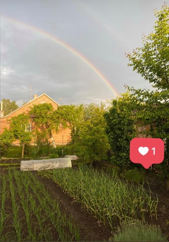 Повна подвійна веселка у небі над Луцьком: реакція соцмереж. ФОТО