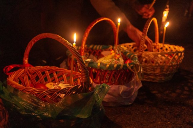 Пасхальне богослужіння у храмі в Жидичині. ФОТО