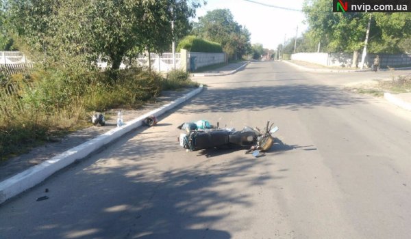 У Нововолинську зіткнулися два мотоцикли