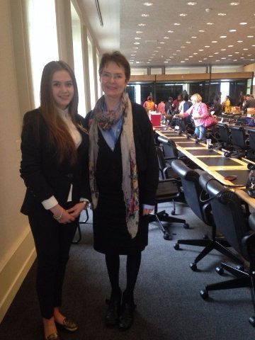 Лучанка побувала на сесії ООН. ФОТО