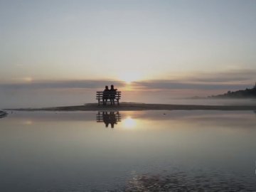 Казковий світанок на Світязі з висоти пташиного польоту. ВІДЕО