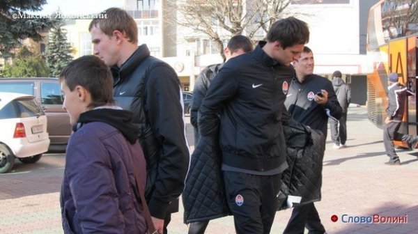 «Шахтар» прибув до Луцька. ФОТО