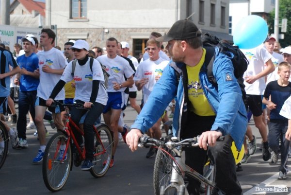 «Велоатлетичний» пробіг Луцьком. ФОТО