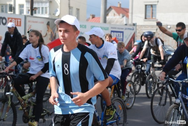 «Велоатлетичний» пробіг Луцьком. ФОТО