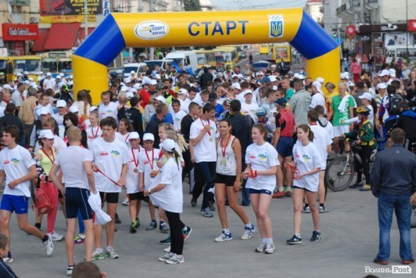 «Велоатлетичний» пробіг Луцьком. ФОТО