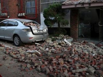 У Південній Кореї – землетрус